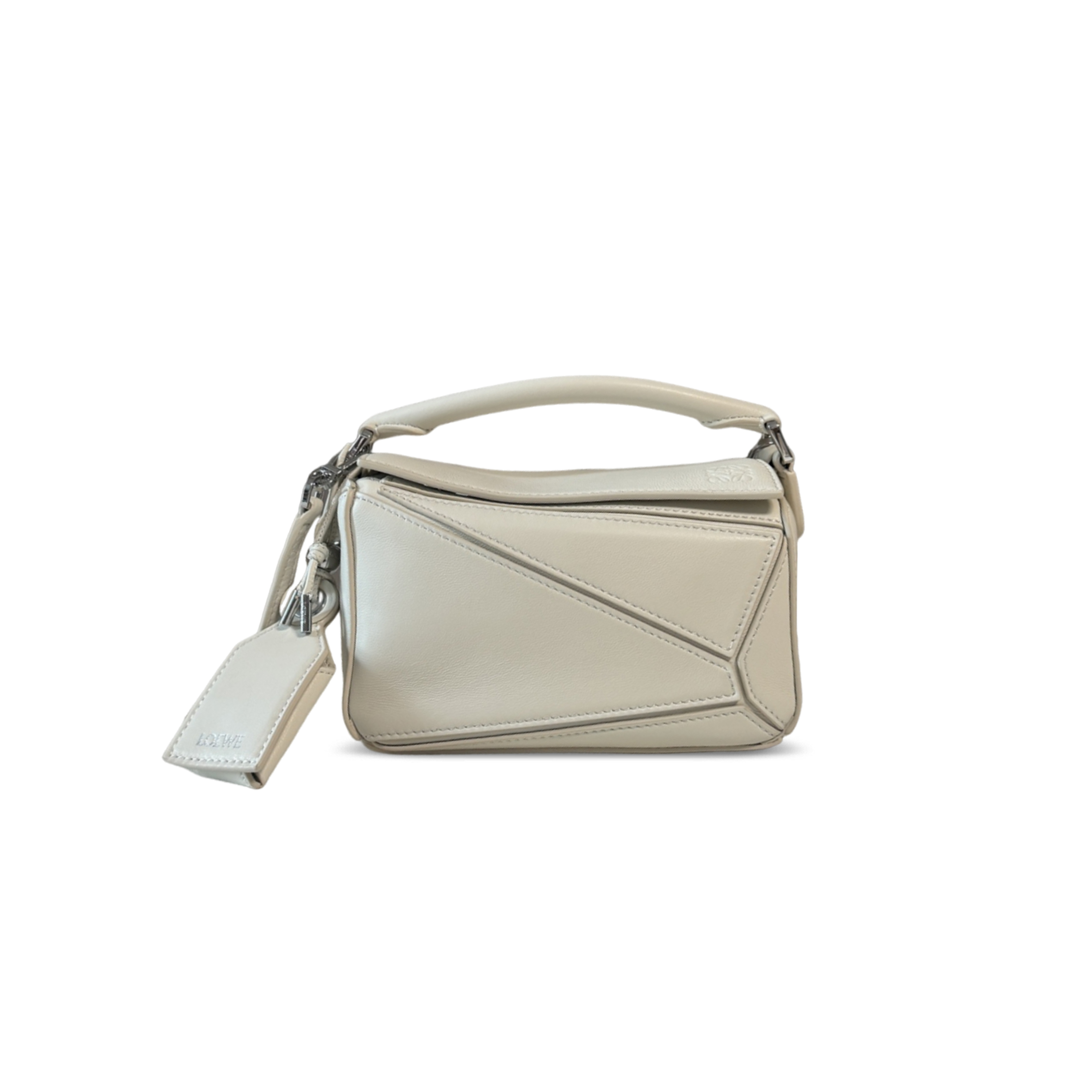 LOEWE MINI FEATHERLIGHT PUZZLE BAG IN NAPPA LAMBSKIN A510PLIX04 (17.5*12.5*7.5cm)